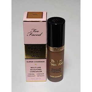Too Faced Chai Born This Way Multi Use Sculpting Concealer Full Size New